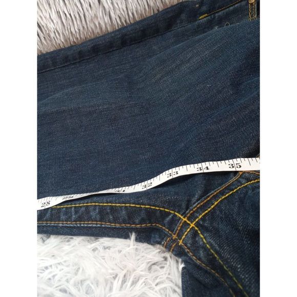 Akademiks Men's Relaxed Jeans - Dark Blue - Picture 3 of 15